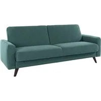 exxpo - sofa fashion 3-Sitzer Samso, elegant und bequem, toller Sitzkomfort, Schlafsofa, Kippcouch, inklusive Bettfunktion und Bettkasten, Komfortsitzhöhe 49cm