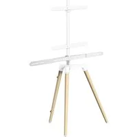 Schwaiger TV-Ständer 658200, (bis 65 Zoll, schwenkbar, bis 35 kg, bis VESA 600mm, integrierter Kabelkanal, mit Soundbarhalter)