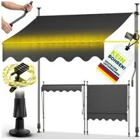 tillvex Klemmmarkise tillvex Balkonmarkise Markise Klemmmarkise Sonnenmarkise Handkurbel