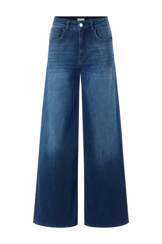 Rich & Royal - Super Flare Blue Denim denim blue - Gr. - 32