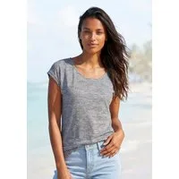 Vivance Kurzarmshirt mit Streifendesign aus sommerlicher Viskose-Qualität