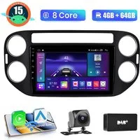 A-Sure 8-Core Android 15 Navi Für VW Golf Plus 2004-2013 Tiguan 5N 2007-2013 Autoradio (Digitalradio (DAB), FM, AM, RDS, 1280*800 IPS Screen/8-Core CPU)