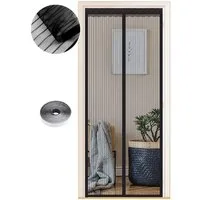 LuxusKollektion Insektenschutz-Vorhang Fliegengitter Tür 85x215 cm Magnetvorhang ohne Bohren