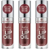 Essence Lipgloss HYDRA KISS LIP OIL, 3-tlg., mit hochglänzendem Finish