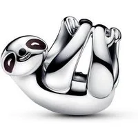 Pandora Charm-Einhänger Pandora Charm Damen Hängendes Faultier Emaille Silber 793331C01