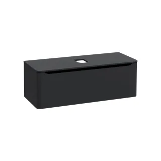 VitrA New Integra Round Waschtischunterschrank für Aufsatzwaschtisch mit 1 Vollauszug Matt,70061 70061