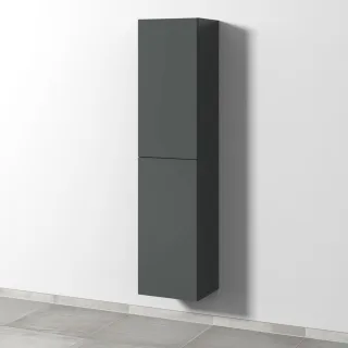Sanipa 3way Hochschrank mit 2 Türen, Anthrazit-Matt SM09422