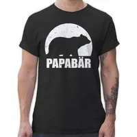 Shirtracer T-Shirt Papa Bär Papa Bear Papabär Vatertag Geschenk für Papa