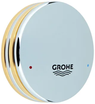 Grohe Abdeckkappe 46130 für Hebel Europlus alt 46129 chrom/gold, 46130IG0 46130IG0