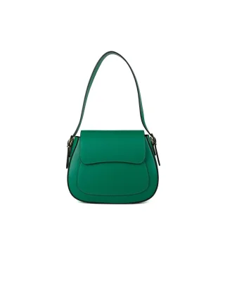 Giulia Monti Schultertasche Klassisch Grün