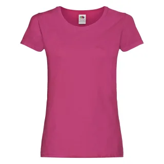 Fruit of the Loom - T-Shirt für Damen (Fuchsie)