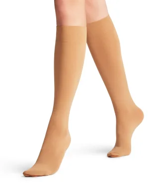 FALKE - FALKE Seidenglatt 40 DEN Damen powder - Gr. - 40.5