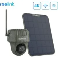 Reolink Wildkamera Ranger PT 4K 4G LTE (Außenbereich, No-Glow,Tiererkennung,Bewegungsmelder, 355°/90° Schwenk,2-Weg-Audio)