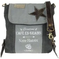 Sunsa Umhängetasche Schultertasche Crossbody Tasche, Damentasche, enthält recyceltes Material, Vintagedruck