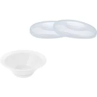 NUK Babyflasche NUK Magic Cup Ersatzdeckel + Ersatz-Silikondichtscheibe Vorteilset