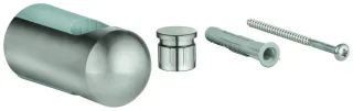 GROHE Brausestangenhalter 48100 für Brausestangen D: 22mm supersteel, 48100DC0 48100DC0