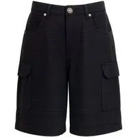 URBAN CLASSICS Cargoshorts Urban Classics Ladies Cotton Cargo Bermuda (1-tlg)