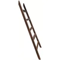 Spetebo Dekoobjekt Vintage Deko Leiter braun - 100 x 39 cm (Stück, 1 St., Deko Leiter), Wanddeko oder Handtuchhalter aus Altholz