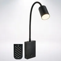 Briloner Leuchten LED Nachttischlampe Wandlampe kabellos Leselampe Akku Touch Dimmbar USB-C Schlafzimmer, LED fest integriert, 3000K, 7x51x4,5 cm, Schlafzimmer, Kinderzimmer