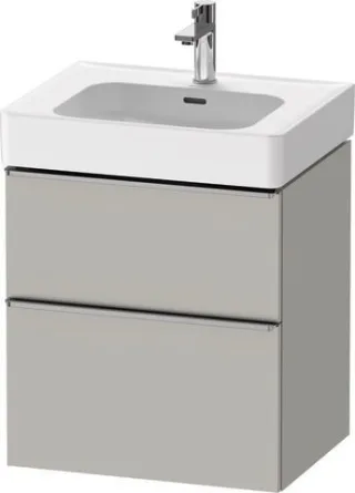 Duravit D-Neo Waschtischunterbau wandhängend Betongrau Matt 584x452x625 mm - DE4376070070000 DE4376070070000