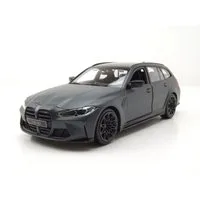 Bburago Modellauto BMW M3 Touring 2023 grau, Maßstab 1:24