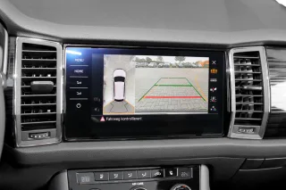 Original Kufatec Komplett- Set Nachrüstung Rückfahrkamera + Kabelbaum für Skoda Kodiaq NS7 ab 2017-