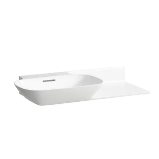 LAUFEN Waschtisch INO 900x 360/450, ohne Hahnloch, mit Überlauf, weiß mit LCC, 81330.2, 813302400109 H8133024001091
