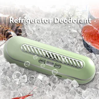 Refrigerator Deodorizer Ozone Sterilization Air Purifier 1200mAh Battery with Quick Air Purification for Effective Odor