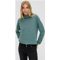 QS Langarmshirt T-Shirt Aufgerautes Longsleeve aus Viskosestretch