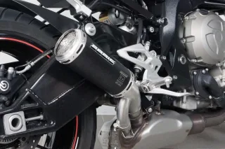 Sport Auspuff Bodis GPC-RS II-GEX Edelstahl BLACK f. BMW S 1000 R Bj.2021-2024 EURO5 eintragungsfrei