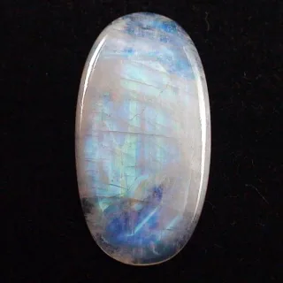 40,12 ct Mondstein mit  Blautönen - Blauer Heilstein mit Zertifikat