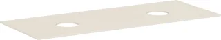 Hansgrohe Xevolos E Konsole 1370/550 mit 2 Ausschnitten für Aufsatzwaschtisch ohne Hahnloch, Sandbei 54332780
