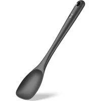Hoffmann Germany Servierlöffel Schöpflöffel Silikon Edelstahl 30 cm anthrazit – kratzerfrei, Edelstahlkern, geschmacksneutral, 200°C, spülmaschinenfest