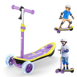 [EU DIRECT] isinwheel MiniSpider Electric Scooter For Kids 14.8V 4.5Ah 100W Motor Max Speed 6.2 MPH 11x3.8cm PU Flashing