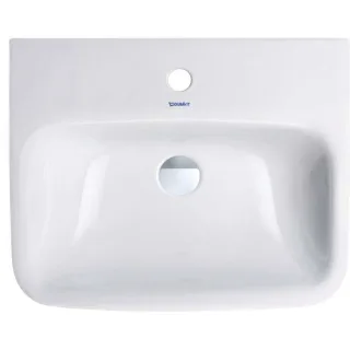 Duravit DuraStyle Med Waschtisch 2324550000 ohne Überlauf, 1 Hahnloch, weiss