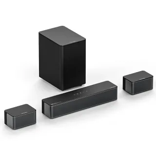 ULTIMEA Poseidon M4T 5.1CH Dolby Atmos Soundbar 450W bluetooth Soundbar with 5.25-inch Wireless Subwoofer 2 Rear Surroun
