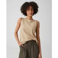 OPUS Shirttop Ipoma slit aus weichem Jersey mit Rippstruktur Seitenschlitze sorgen für angenehme Bewegungsfreiheit