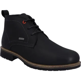 Hunter Jura Leder Herren Stiefel Schwarz
