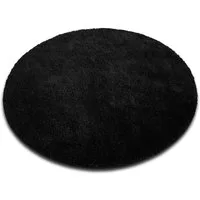 Karat Badematte Karat Hazy Rund, Viele Farben & Größen, Polyester, rutschfeste Latexbeschichtung, waschmaschinenfest, Polyester, extra weicher Flor