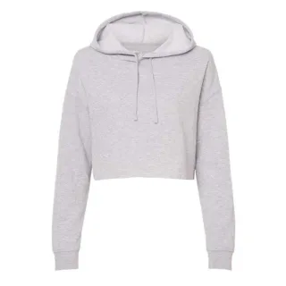 Miso - Kapuzenpullover für Damen, kurz geschnitten, meliert (Grau)