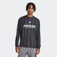 adidas Sportswear Langarmshirt LANGÄRMELIGES JERSEY AUS JACQUARD