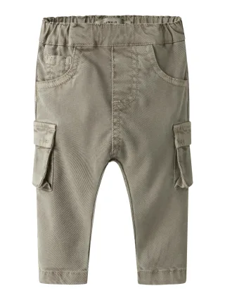NAME IT - NBMBEN BAGGY CARGO TWI PANT 8950-PO NOOS chinchilla - Gr. - 56