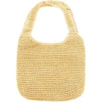 Zwillingsherz Tragetasche "Shopper", geflochtenes Material, Schulterhenkel