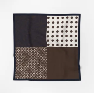 OLYMP Signature - Pocket Square Signature D.2829 nachtblau - Gr. - OS