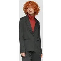 QS Jackenblazer Indoor-Blazer Karierter Blazer aus Viskosemix