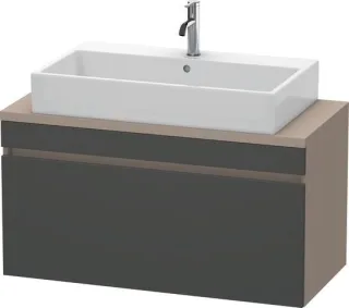Duravit DuraStyle Konsolenwaschtischunterbau wandhängend Graphit & Basalt Matt 1000x478x512 mm - DS5 DS530404943