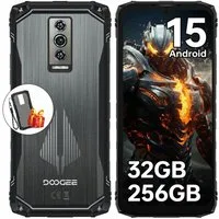 DOOGEE Blade10 Pro Energy Android 15 Outdoor Smartphone (16,67 cm/6.56 Zoll, 256 GB Speicherplatz, 50 MP Kamera, 6,56'' HD+ Display, 32GB+256GB, IP68, 6150mAh, NFC, OTG, GPS)