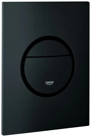 GROHE WC-Betätigung Nova Cosmopolitan S 37601 2-M./Start & Stopp phantom black, 37601KF0 37601KF0