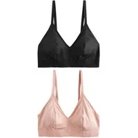 Next Bralette-BH Ultimate Comfort Bustiers ohne Bügel 2er-Pack DD+ (2-tlg)
