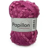 Gründl Häkelwolle Papillon Uni 50g Knäuel Rüschengarn Häkelwolle, 12 m (Knäuel, 1), 8 Farben